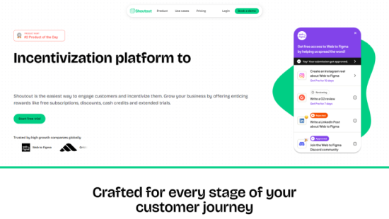 Shout-Out - Survey Rewards for Customers | Swipe Folder > Swipe File