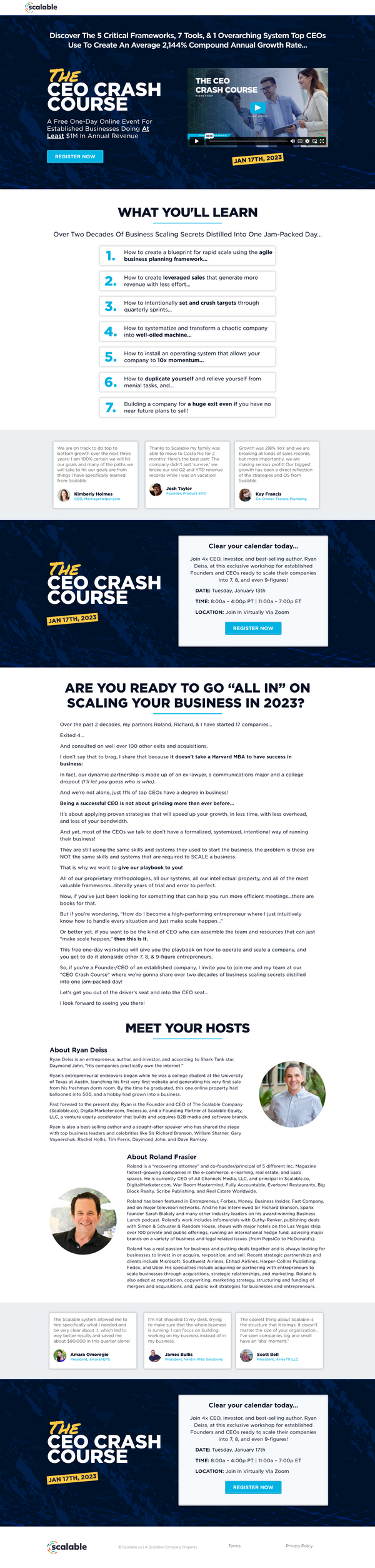 Scalable - CEO Crash Course
