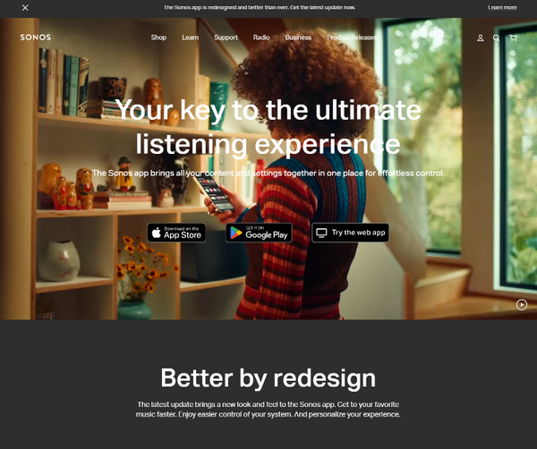Sonos App - Listening Experience