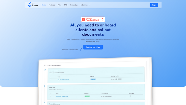 EzyClients -  onboard clients and collect documents