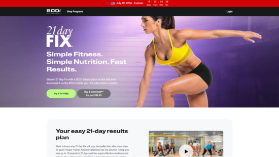 Bodi - Simple Fitness, Nutrition, Fast Results