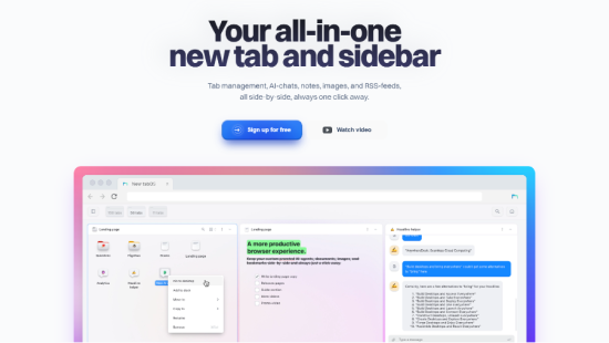 TabOS - All-in-One
new tab and sidebar