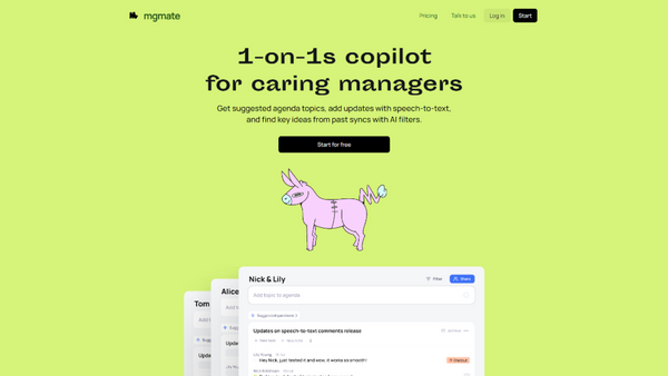 1-on-1s copilot for caring managers